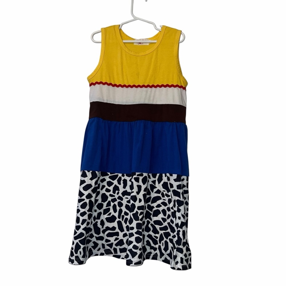 Lily tots kids wear girls Disney bounding Toy story theme dress sz 150 10?